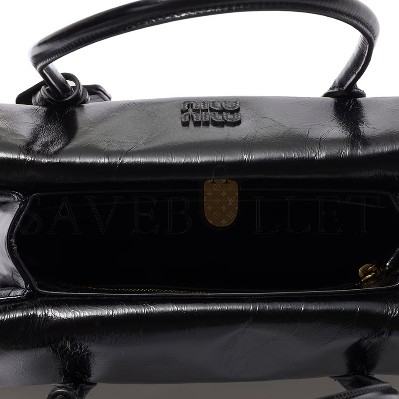 M1v M1v solitaire shiny leather bag 5ba302 (28*19.5*11cm)